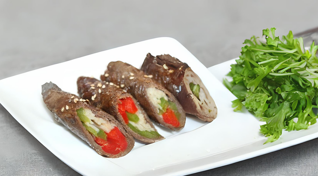 Beef and Bell Pepper Rolls