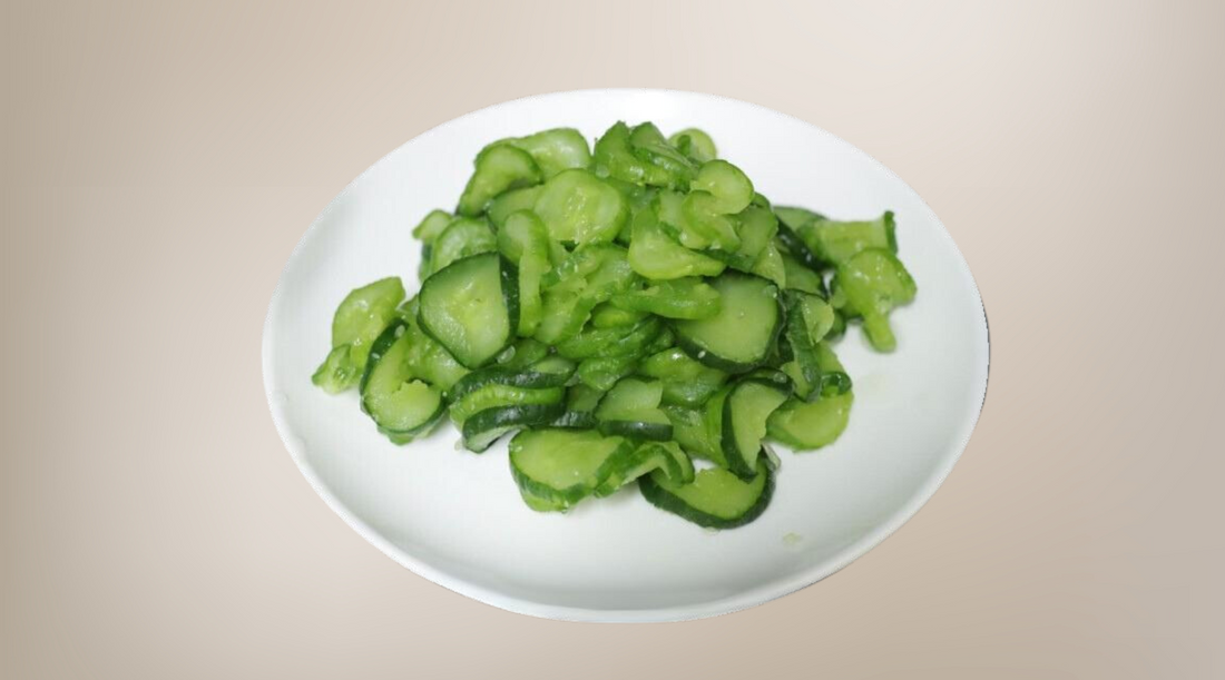 Non-Spicy Cucumber Salad with a Crunch