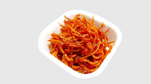 Shredded & Stir-Fried Dried Squid (진미채볶음)